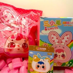 *SECRET*Samuel Mini Small Animal Pink Bunny Blind Box Scented 🍬🍭